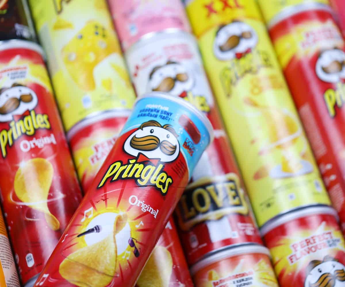 Mit den weltweit beliebten Pringles Chips diversifizierte die Kellogg Company sein Produktsortiment